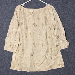 Chic Beige Women's Blouse
